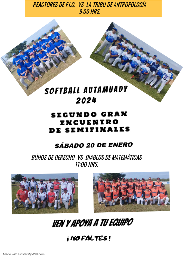 softball template - Hecho con PosterMyWall
