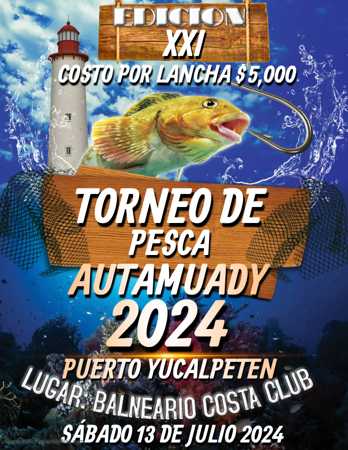 Fishing contest flyer design - Hecho con PosterMyWall