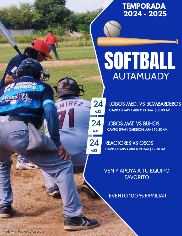 baseball schedule poster template - Hecho con PosterMyWall