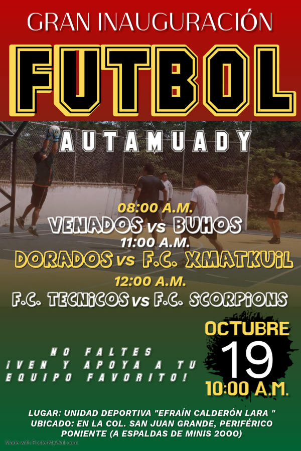 Soccer Football Match Tournament Event flyer - Hecho con PosterMyWall (1)