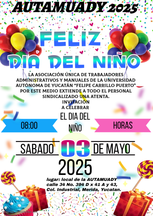 Editable Double Birthday celebration - Hecho con PosterMyWall